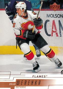 #259 Brad Werenka - Calgary Flames - 2000-01 Upper Deck Hockey