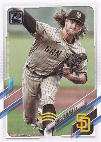 #259 Chris Paddack - San Diego Padres - 2021 Topps Baseball