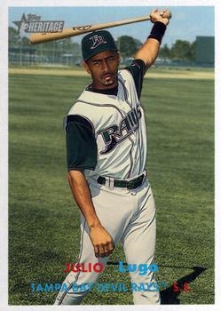 #259 Julio Lugo - Tampa Bay Devil Rays - 2006 Topps Heritage Baseball