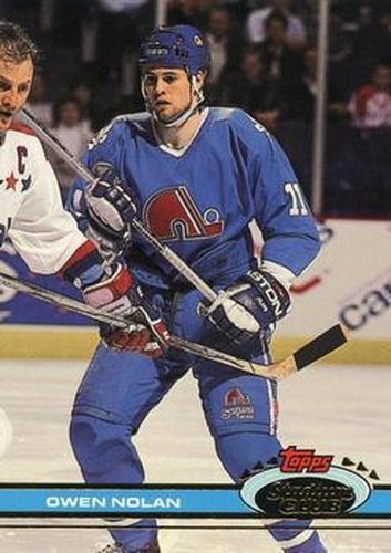 #259 Owen Nolan - Quebec Nordiques - 1991-92 Stadium Club Hockey