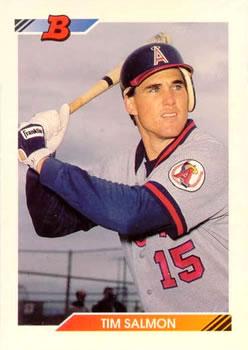 #259 Tim Salmon - California Angels - 1992 Bowman Baseball