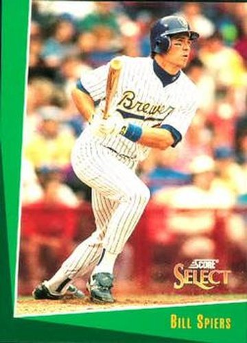 #259 Bill Spiers - Milwaukee Brewers - 1993 Select Baseball