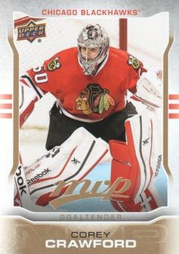 #259 Corey Crawford - Chicago Blackhawks - 2014-15 Upper Deck MVP Hockey