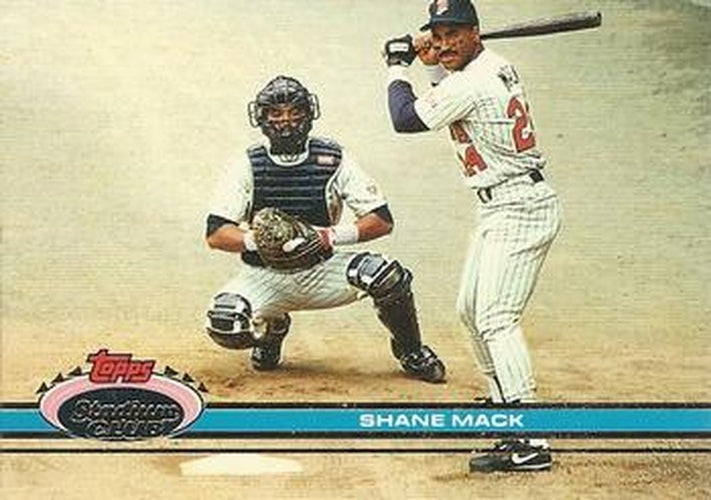 #259 Shane Mack - Minnesota Twins - 1991 Stadium Club Baseball
