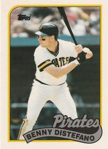 #25T Benny Distefano - Pittsburgh Pirates - 1989 Topps Traded Baseball