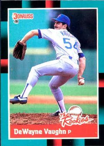 #25 DeWayne Vaughn - Texas Rangers - 1988 Donruss The Rookies Baseball