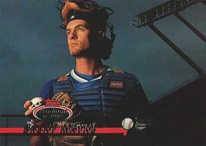 #25 Brent Mayne - Kansas City Royals - 1993 Stadium Club Baseball