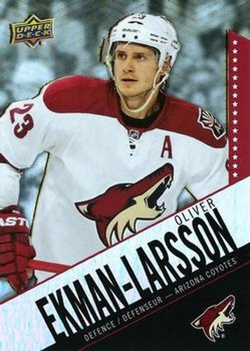 #25 Oliver Ekman-Larsson - Arizona Coyotes - 2015-16 Upper Deck Tim Hortons Hockey