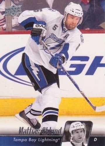 #25 Mattias Ohlund - Tampa Bay Lightning - 2010-11 Upper Deck Hockey