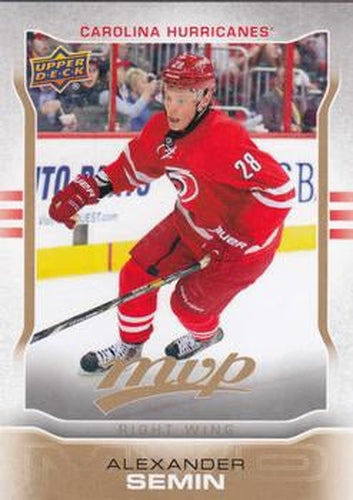 #25 Alexander Semin - Carolina Hurricanes - 2014-15 Upper Deck MVP Hockey