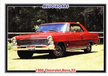 #25 1966 Chevrolet Nova SS - 1992 Collect-A-Card Muscle Cars