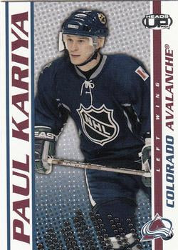 #25 Paul Kariya - Colorado Avalanche - 2003-04 Pacific Heads Up Hockey