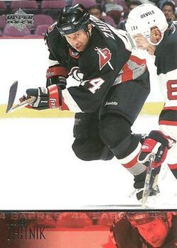 #25 Alexei Zhitnik - Buffalo Sabres - 2003-04 Upper Deck Hockey