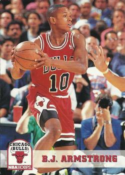 #25 B.J. Armstrong - Chicago Bulls - 1993-94 Hoops Basketball