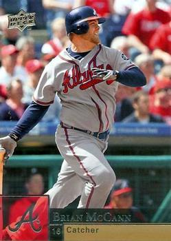 #25 Brian McCann - Atlanta Braves - 2009 Upper Deck Baseball
