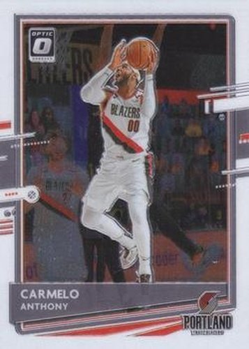 #25 Carmelo Anthony - Portland Trail Blazers - 2020-21 Donruss Optic Basketball
