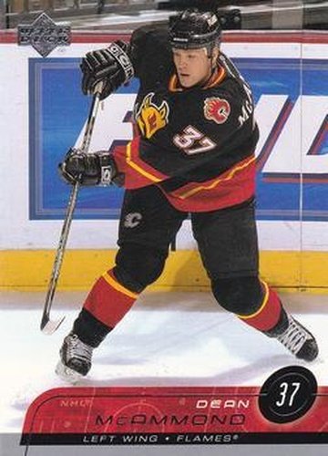 #25 Dean McAmmond - Calgary Flames - 2002-03 Upper Deck Hockey