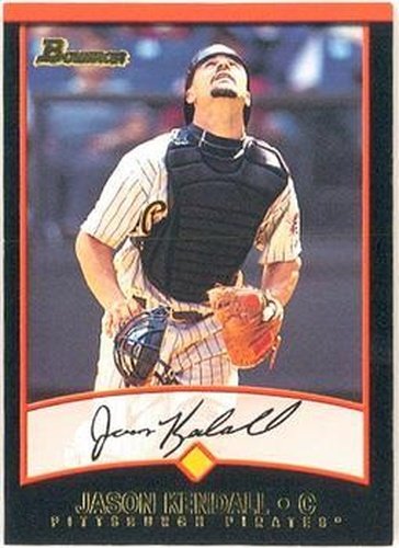#25 Jason Kendall - Pittsburgh Pirates - 2001 Bowman Baseball