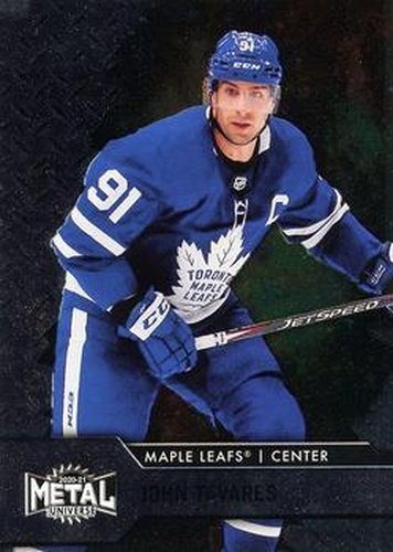 #25 John Tavares - Toronto Maple Leafs - 2020-21 Skybox Metal Universe Hockey