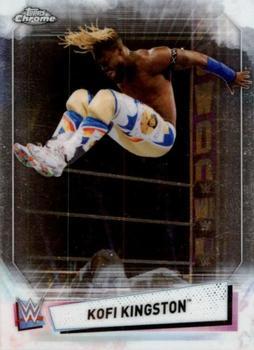 #25 Kofi Kingston - 2021 Topps WWE Chrome Wrestling