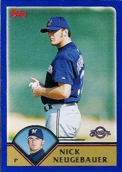 #25 Nick Neugebauer - Milwaukee Brewers - 2003 Topps Baseball