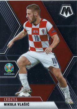 #25 Nikola Vlasic - Croatia - 2021 Panini Mosaic UEFA EURO Soccer