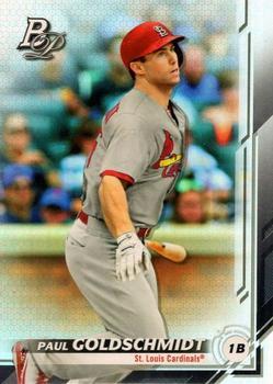 #25 Paul Goldschmidt - St. Louis Cardinals - 2019 Bowman Platinum Baseball