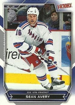 #25 Sean Avery - New York Rangers - 2007-08 Upper Deck Victory Hockey