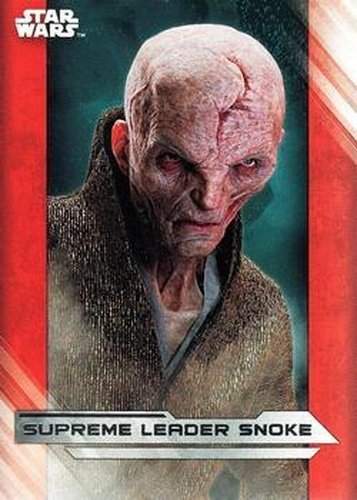 #25 Supreme Leader Snoke - 2017 Topps Star Wars The Last Jedi