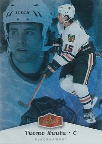 #25 Tuomo Ruutu - Chicago Blackhawks - 2006-07 Flair Showcase Hockey