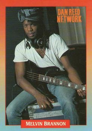 #25 Melvin Brannon - 1991 Brockum Rock Cards