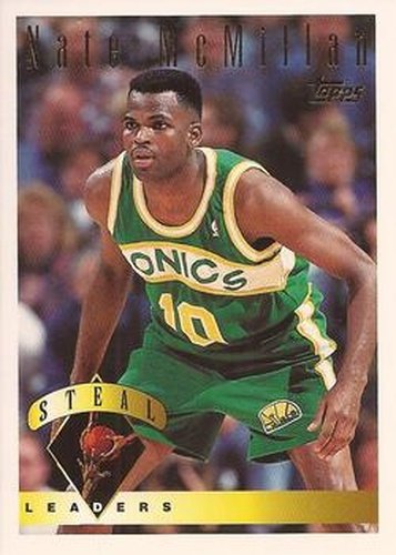 #25 Nate McMillan - Seattle SuperSonics - 1995-96 Topps Basketball