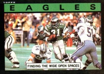 #125 Eagles Team Leaders - Philadelphia Eagles - 1985 Topps Football