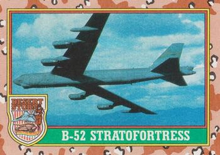 #25 B-52 Stratofortress - 1991 Topps Desert Storm