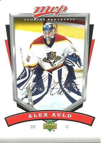 #125 Alex Auld - Florida Panthers - 2006-07 Upper Deck MVP Hockey