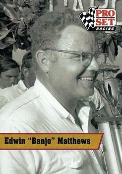 #L25 Banjo Matthews - Matthews Racing - 1991 Pro Set - Legends Racing