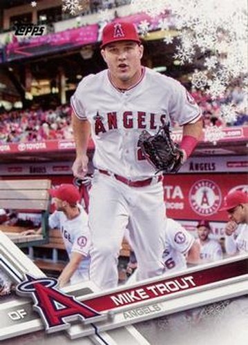 #HMW25 Mike Trout - Los Angeles Angels - 2017 Topps Holiday Baseball
