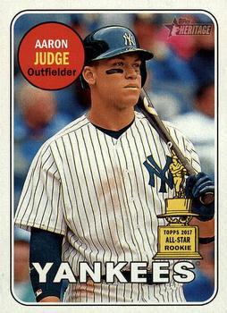 #25b Aaron Judge - New York Yankees - 2018 Topps Heritage Baseball