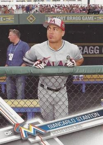 #25b Giancarlo Stanton - Miami Marlins - 2017 Topps Baseball