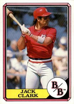 #25 Jack Clark - St. Louis Cardinals - 1987 Topps Boardwalk and Baseball
