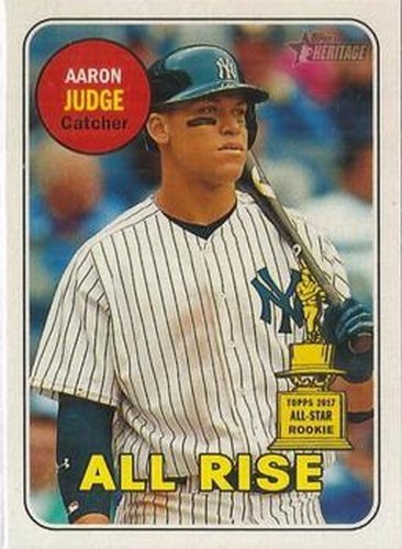 #25c Aaron Judge - New York Yankees - 2018 Topps Heritage Baseball