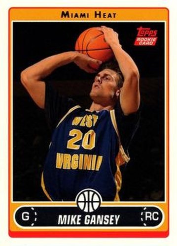 #260 Mike Gansey - Miami Heat - 2006-07 Topps Basketball