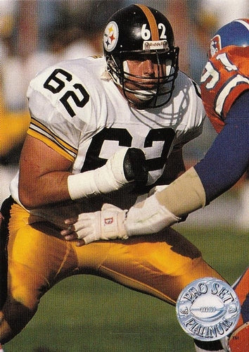 #260 Tunch Ilkin - Pittsburgh Steelers - 1991 Pro Set Platinum Football
