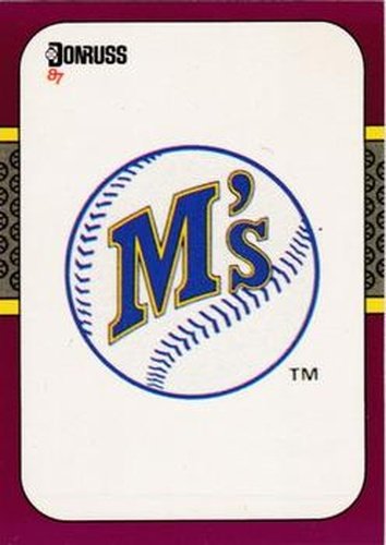 #260 Mariners Logo - Seattle Mariners - 1987 Donruss Opening Day Baseball