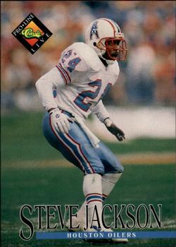 #260 Steve Jackson - Houston Oilers - 1994 Pro Line Live Football
