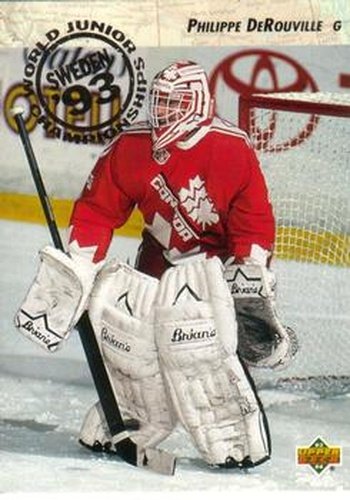 #260 Philippe DeRouville - Canada - 1993-94 Upper Deck Hockey