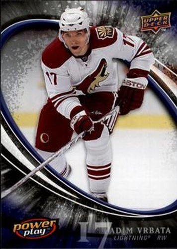#260 Radim Vrbata - Tampa Bay Lightning - 2008-09 Upper Deck Power Play Box Set Hockey