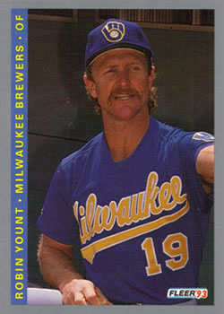 #260 Robin Yount - Milwaukee Brewers - 1993 Fleer Baseball
