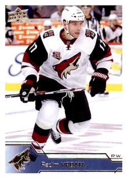 #260 Radim Vrbata - Arizona Coyotes - 2016-17 Upper Deck Hockey