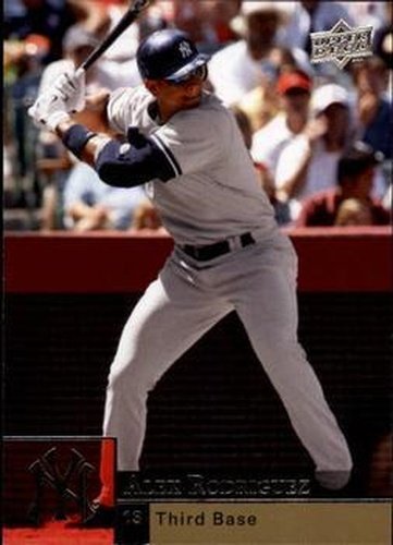 #260 Alex Rodriguez - New York Yankees - 2009 Upper Deck Baseball